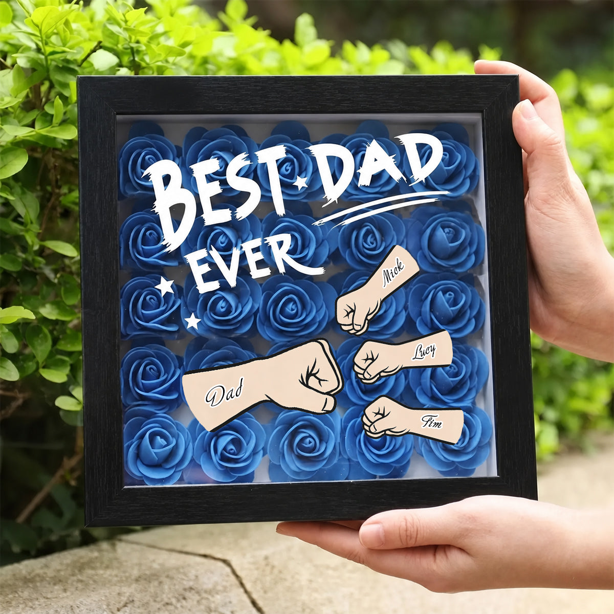 best-dad-ever-personalized-flower-shadow-box-custom-names-skin-tone-fathers-day-gift