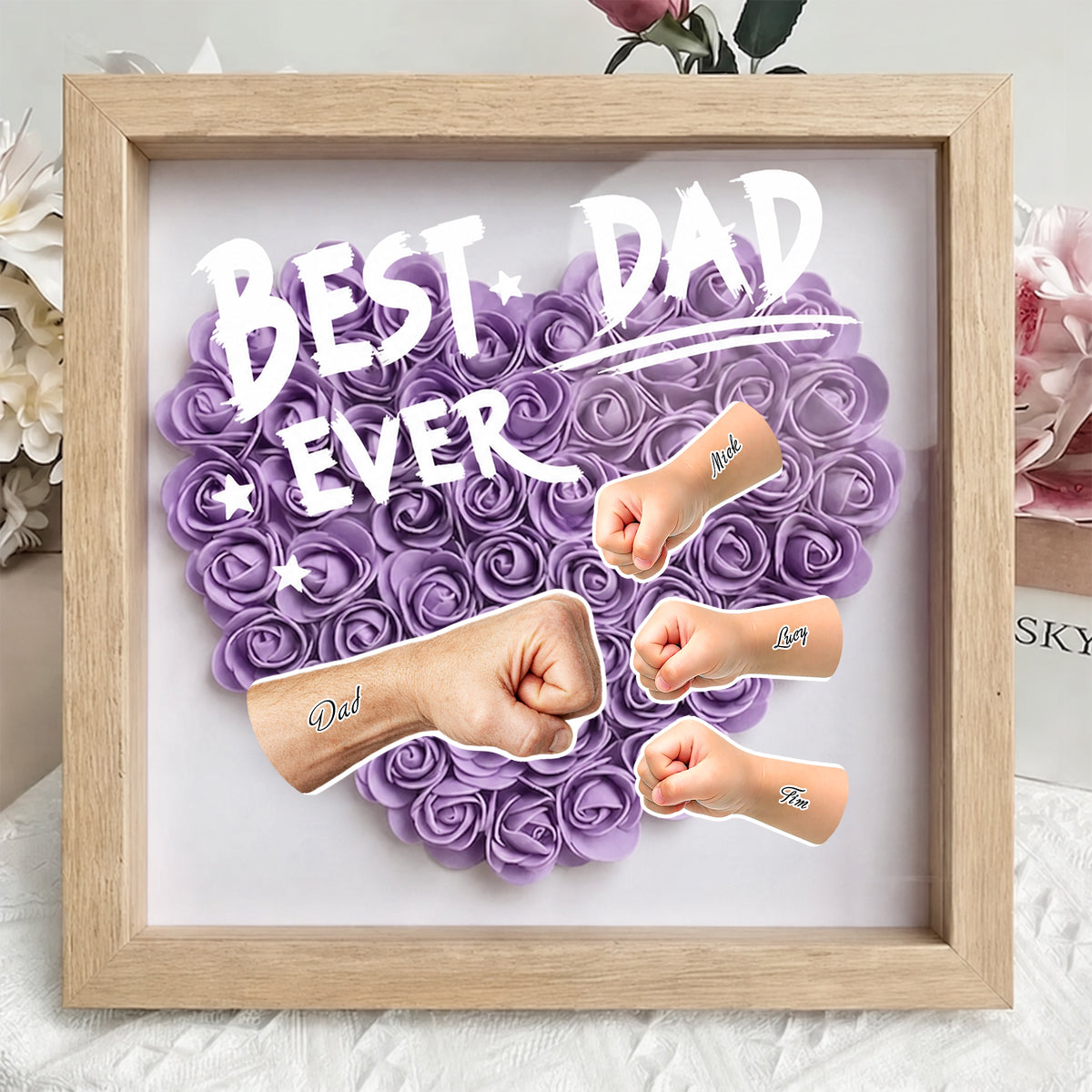 best-dad-ever-personalized-flower-shadow-box-custom-family-fist-bump-gift-with-names-fathers-day-keepsake