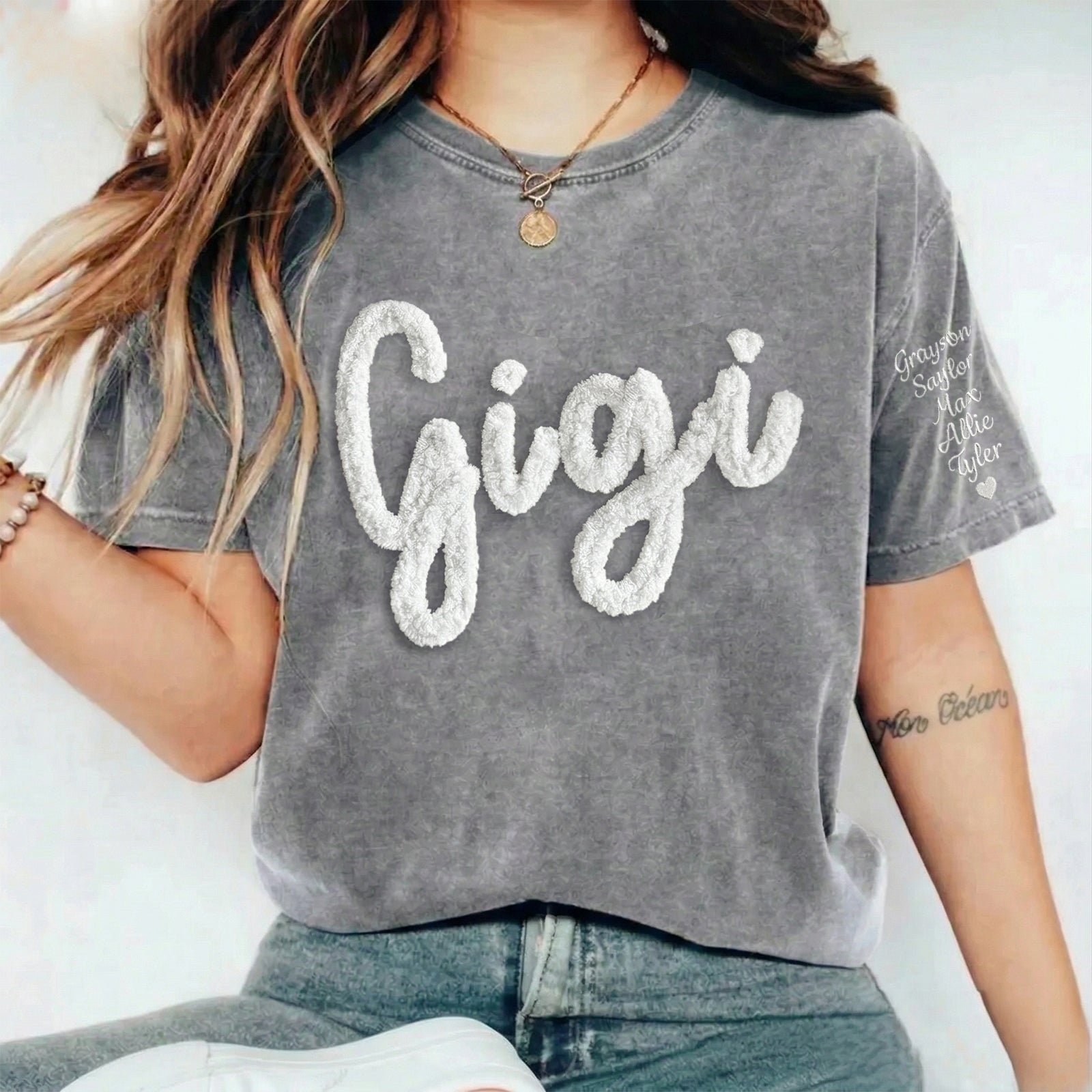 custom-gigi-honey-name-chenille-yarn-embroidered-washed-clothes