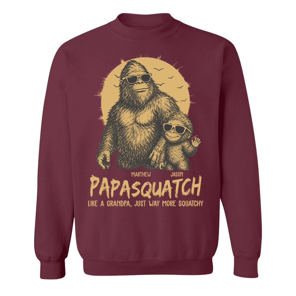 personalized-papasquatch-like-a-grandpa-just-way-more-squatchy-t-shirt-father-day-gifts-for-dad