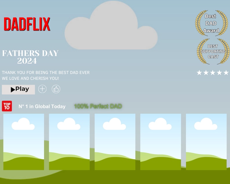 dadflix-fathers-day-photo-frame-personalized-netflix-style-custom-photo-collage-frame-for-dad-fathers-day-gift