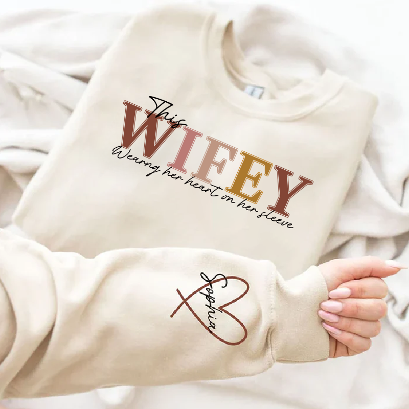 personalized-wifey-wear-heart-on-sleeve-mama-sweatshirt-with-kid-names-on-sleeves-mothers-gift
