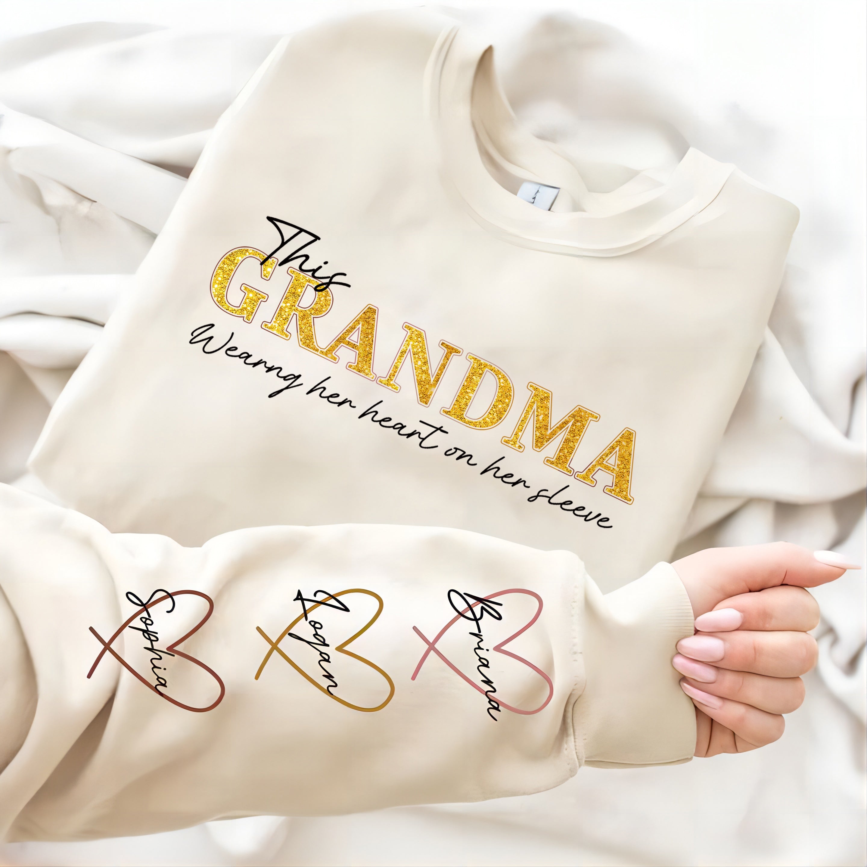 personalized-wear-heart-on-sleeve-mama-sweatshirt-with-kid-names-on-sleeves-mothers-day-birthday-gift
