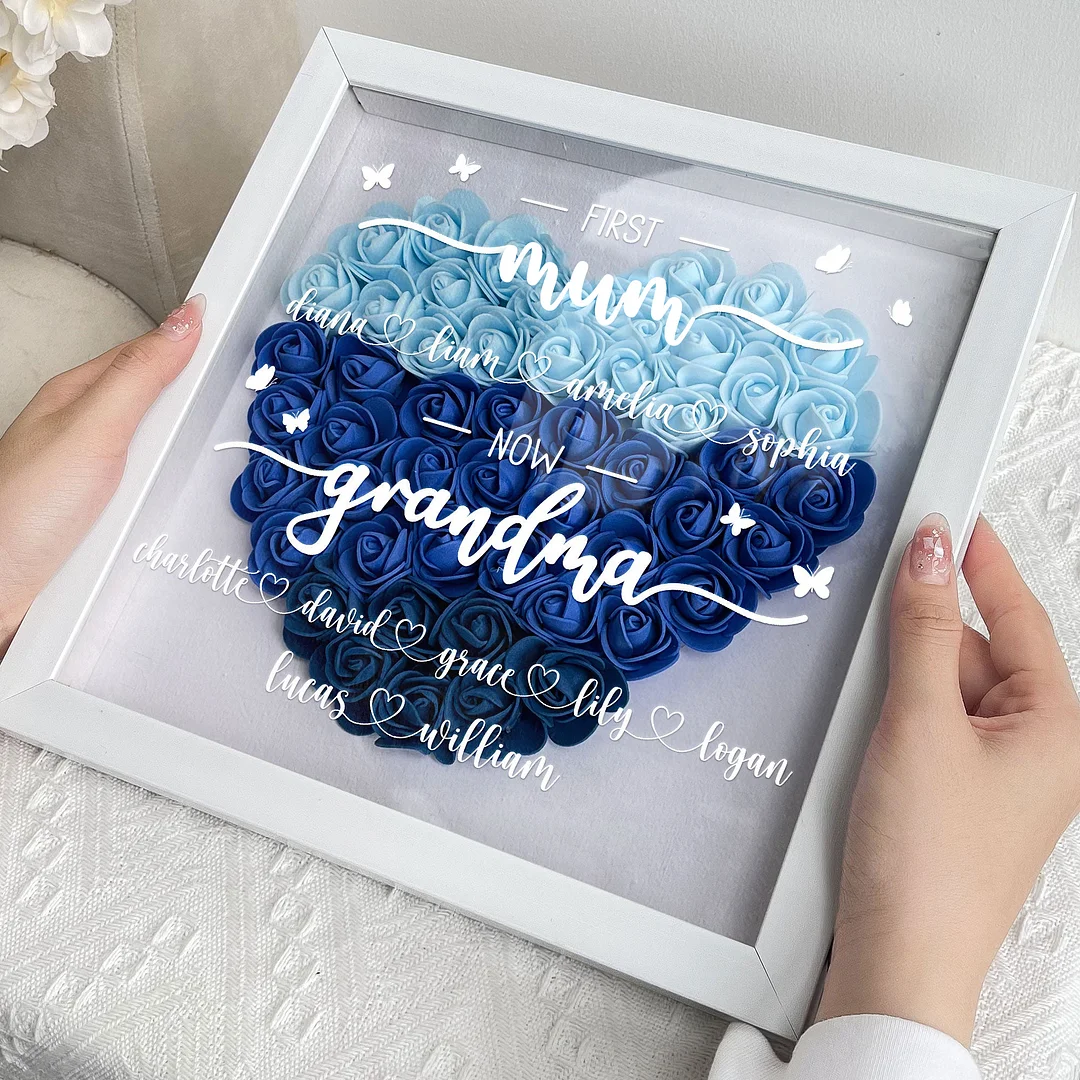 custom-personalized-first-mom-now-grandma-flower-shadow-box-shadowbox-heart-mom-frame-gift-mother-s-day-gift