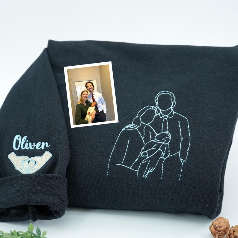 custom-embroidered-family-outline-portrait-sweatshirt-fathers-day-gift