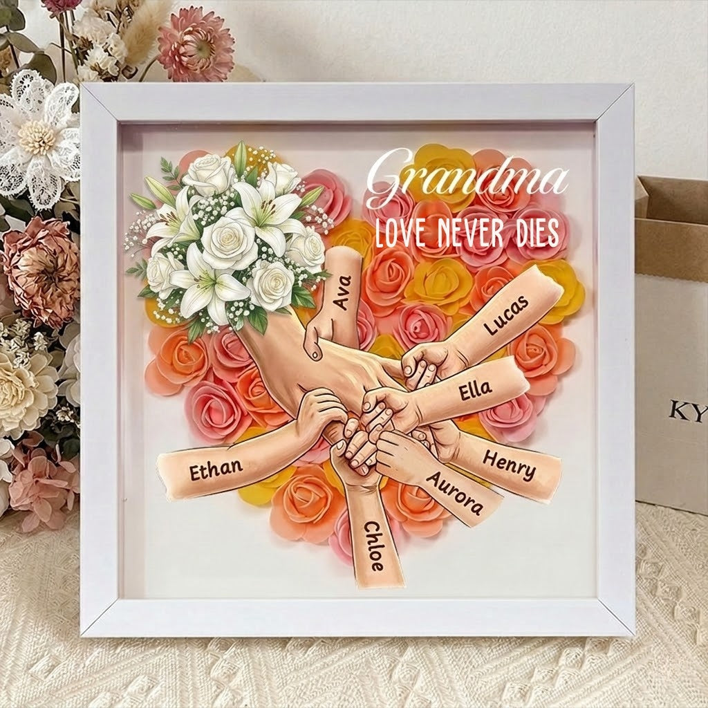 were-always-with-you-white-lily-white-rose-personalized-mom-holding-hands-memorial-shadow-box-mothers-day-remembrance-frame-in-loving-memory-gift