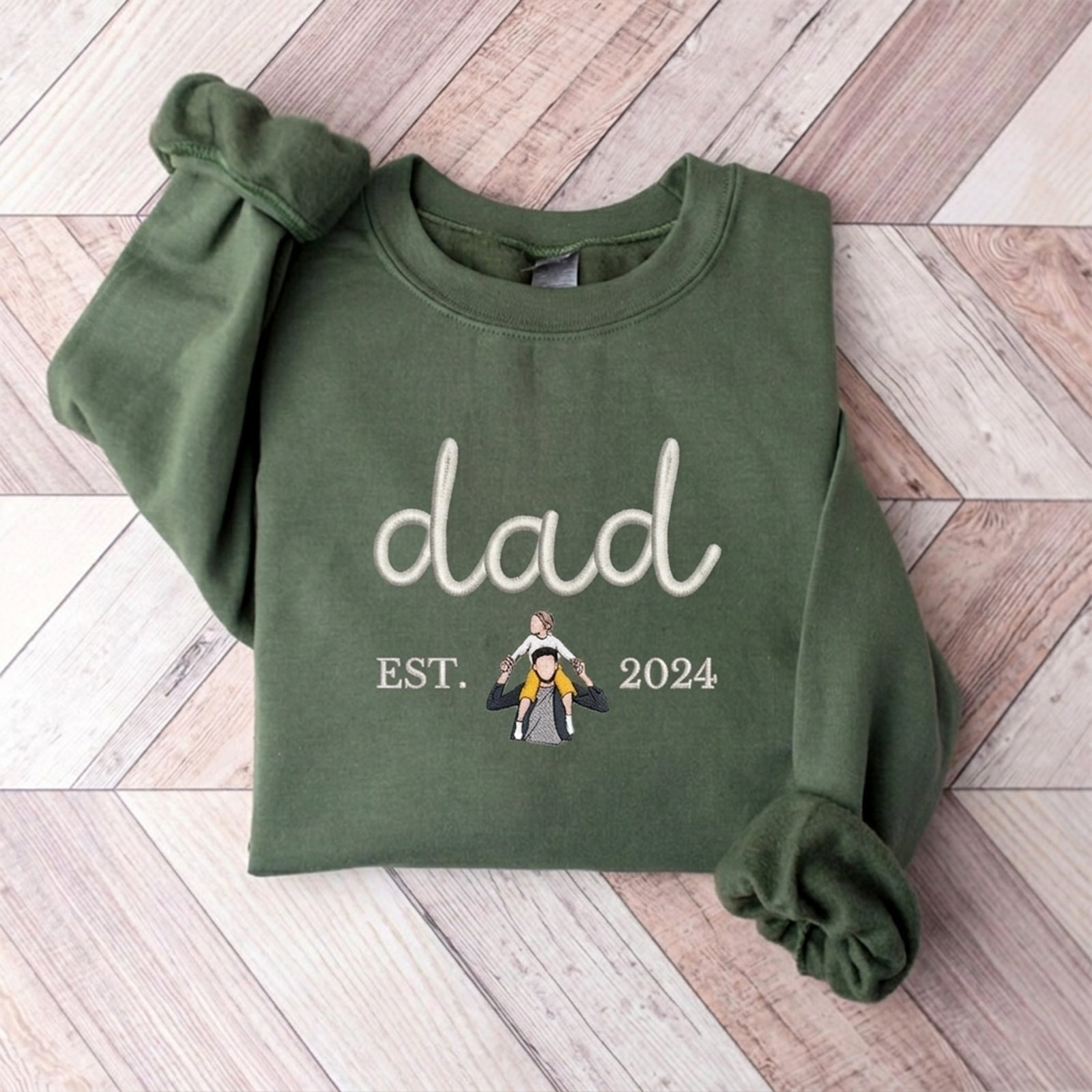 custom-dad-me-photo-embroidered-sweatshirt-fathers-day-gift