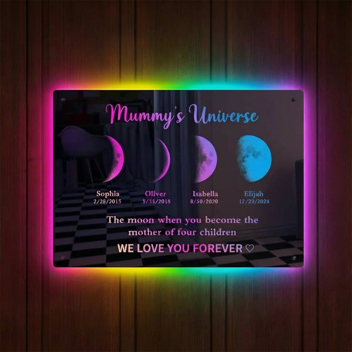 custom-led-mirror-light-frame-with-text-and-date-mums-universe