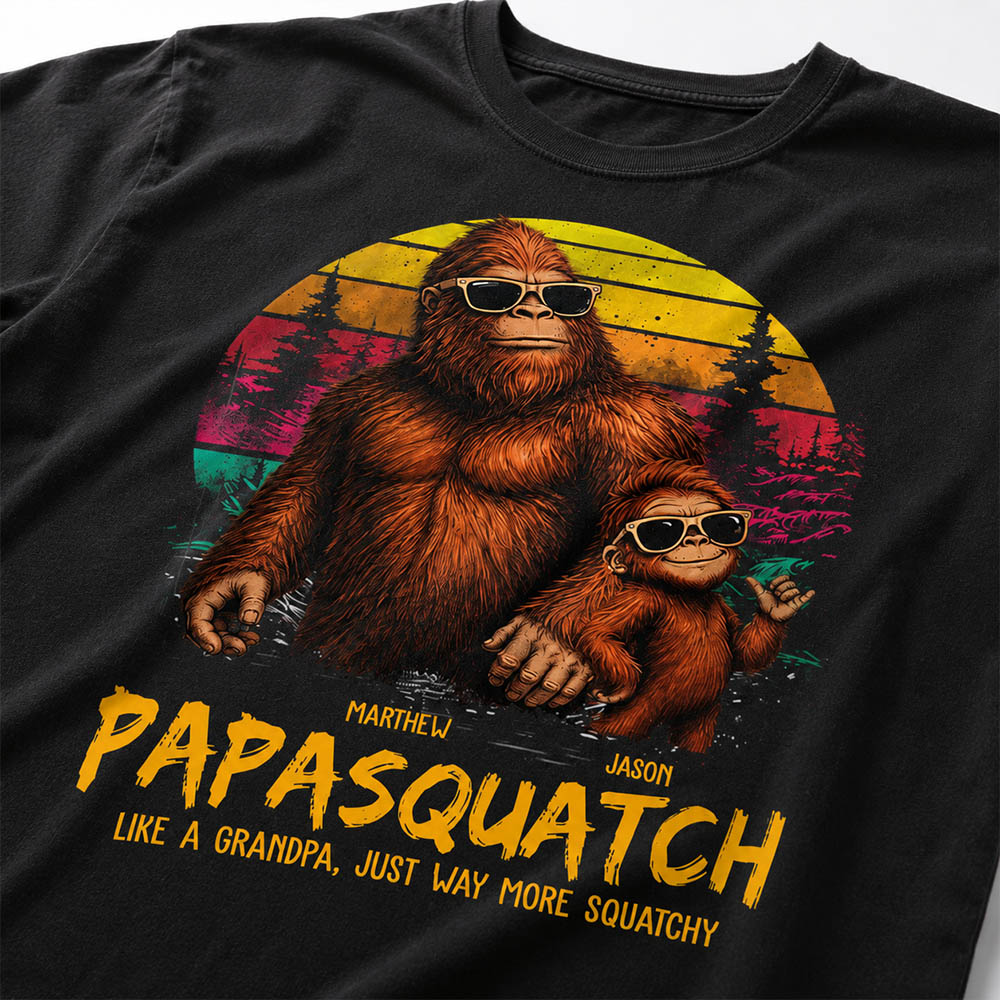 personalized-papasquatch-like-a-grandpa-just-way-more-squatchy-t-shirt-father-day-gifts-for-dad-funny-papa-cool-daddy-bigfoot-tee-vintage-style