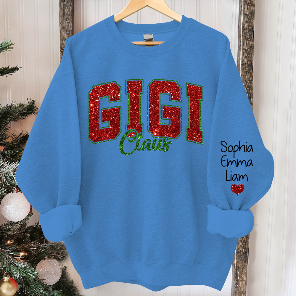 custom-glitter-print-gigi-claus-christmas-grandma-nickname-sweatshirt-with-grandkids-name