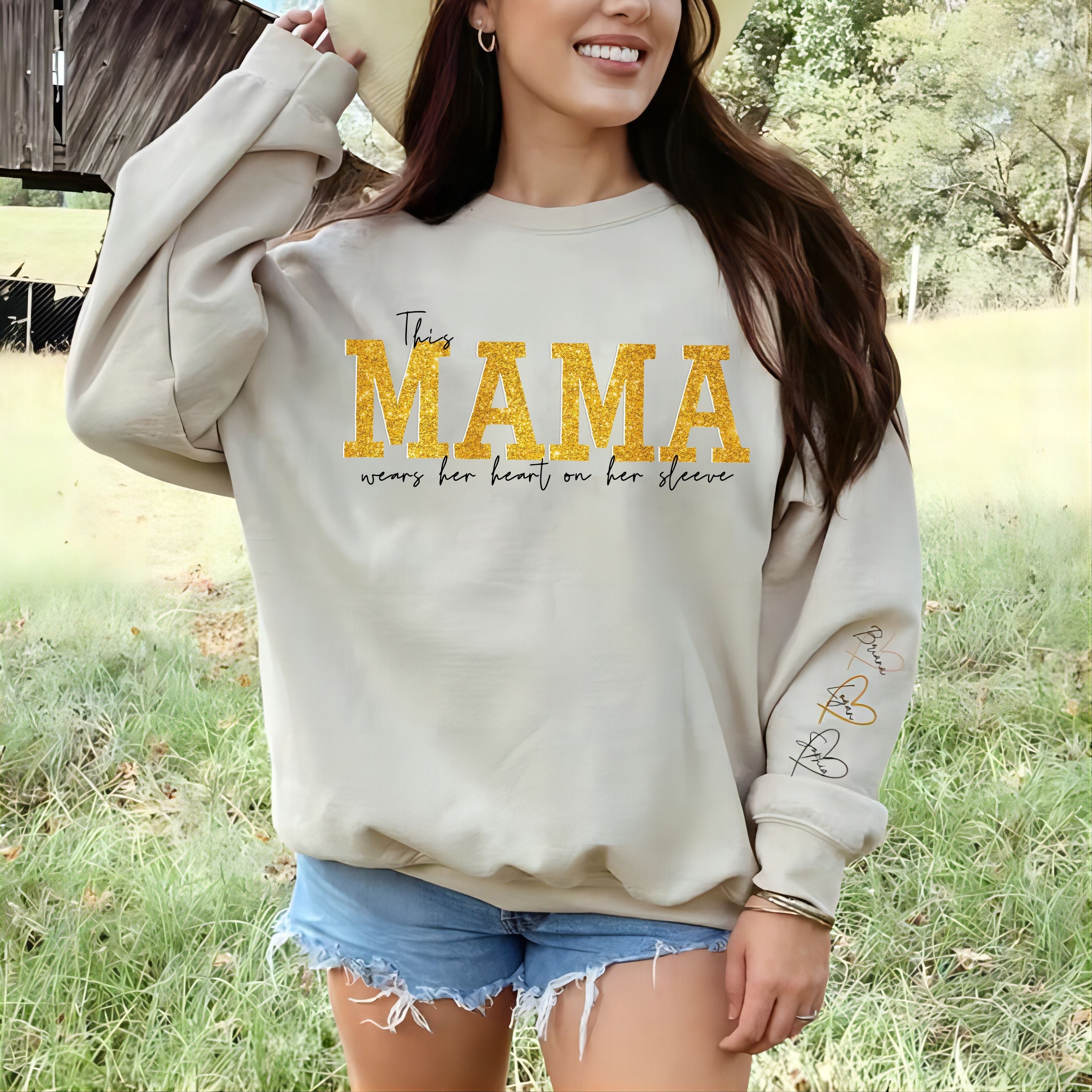 personalized-wear-heart-on-sleeve-mama-sweatshirt-with-kid-names-on-sleeves-mothers-day-birthday-gift