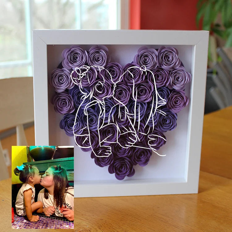 custom-personalized-heart-line-art-flower-shadow-box-mothers-day-birthday-gift
