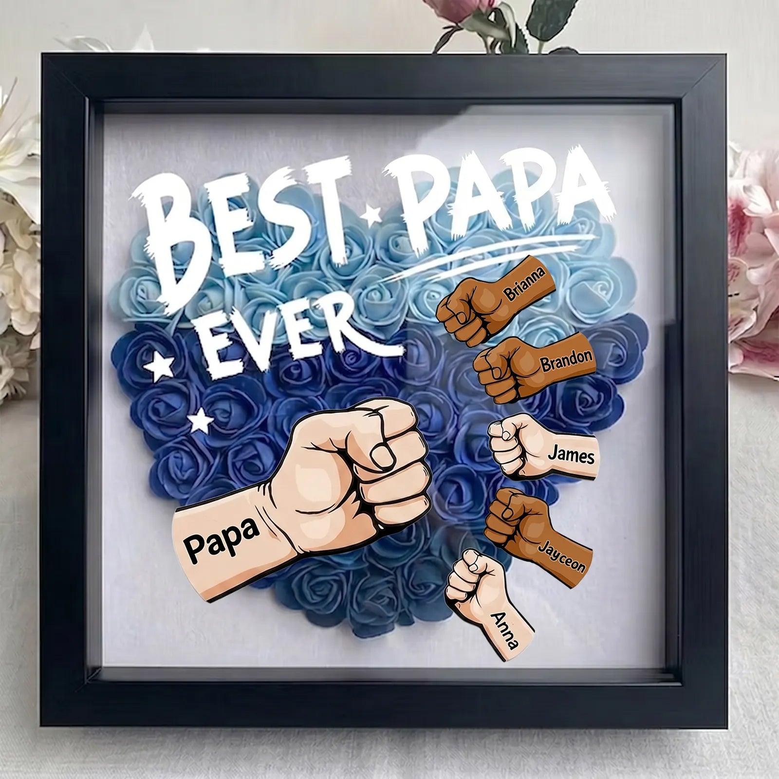 personalized-best-dad-ever-shadow-box-with-preserved-roses-custom-names-unique-fathers-day-gift