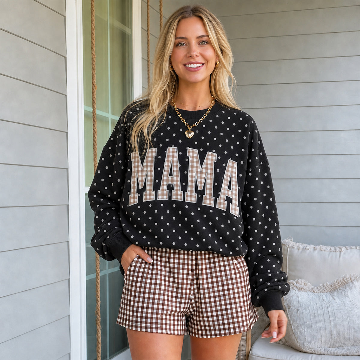 polka-dot-mama-sweatshirt-custom-printed-gingham-mama-pullover-gift-for-mother