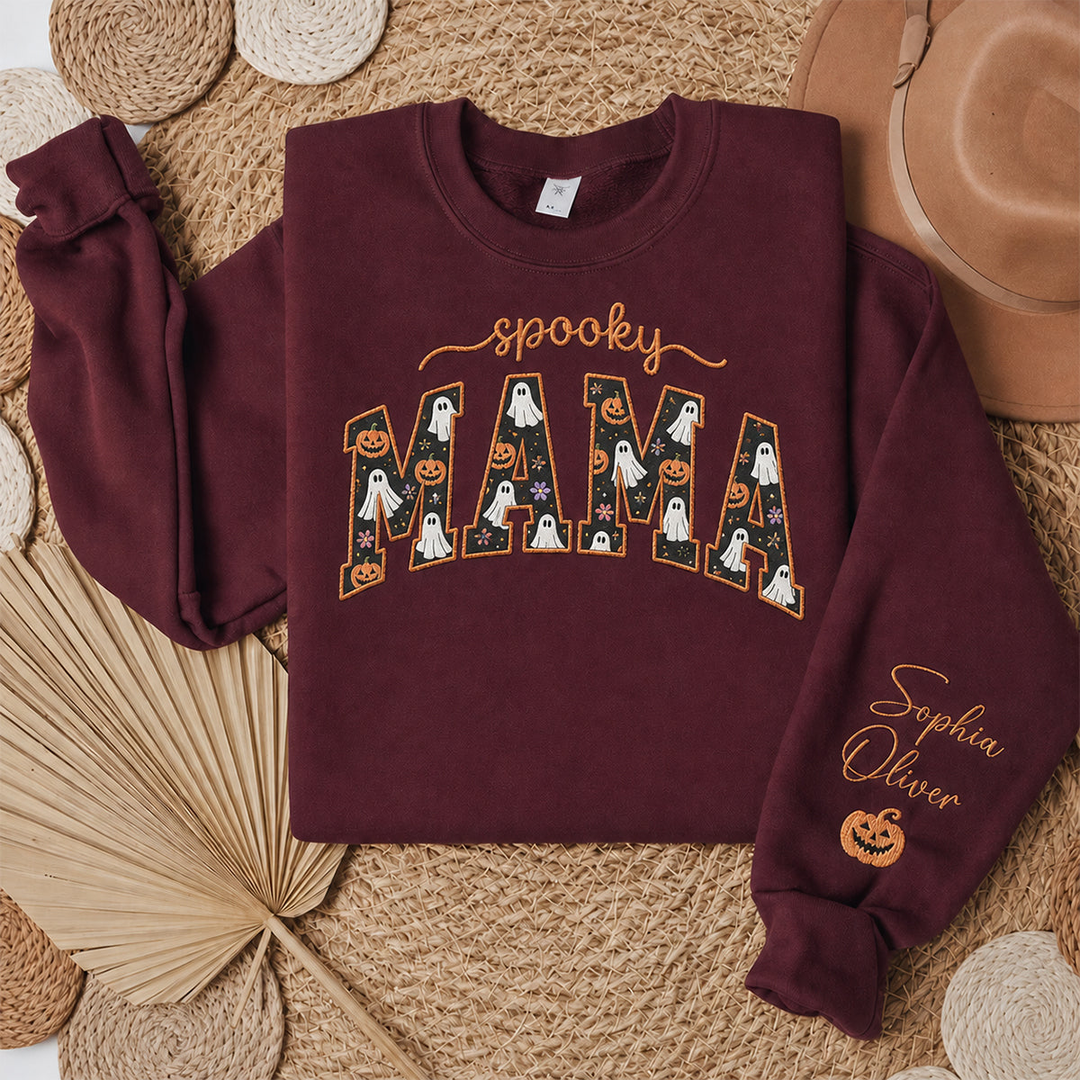 personalized-embroidered-spooky-mama-halloween-sweatshirt-applique-ghost-pumpkin-mom-sweater-with-kids-names