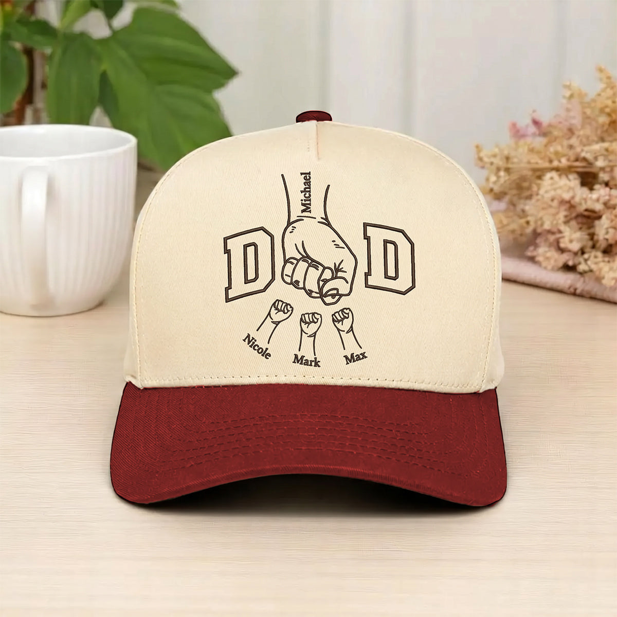 custom-fist-bump-embroidered-hat-best-fathers-day-gift