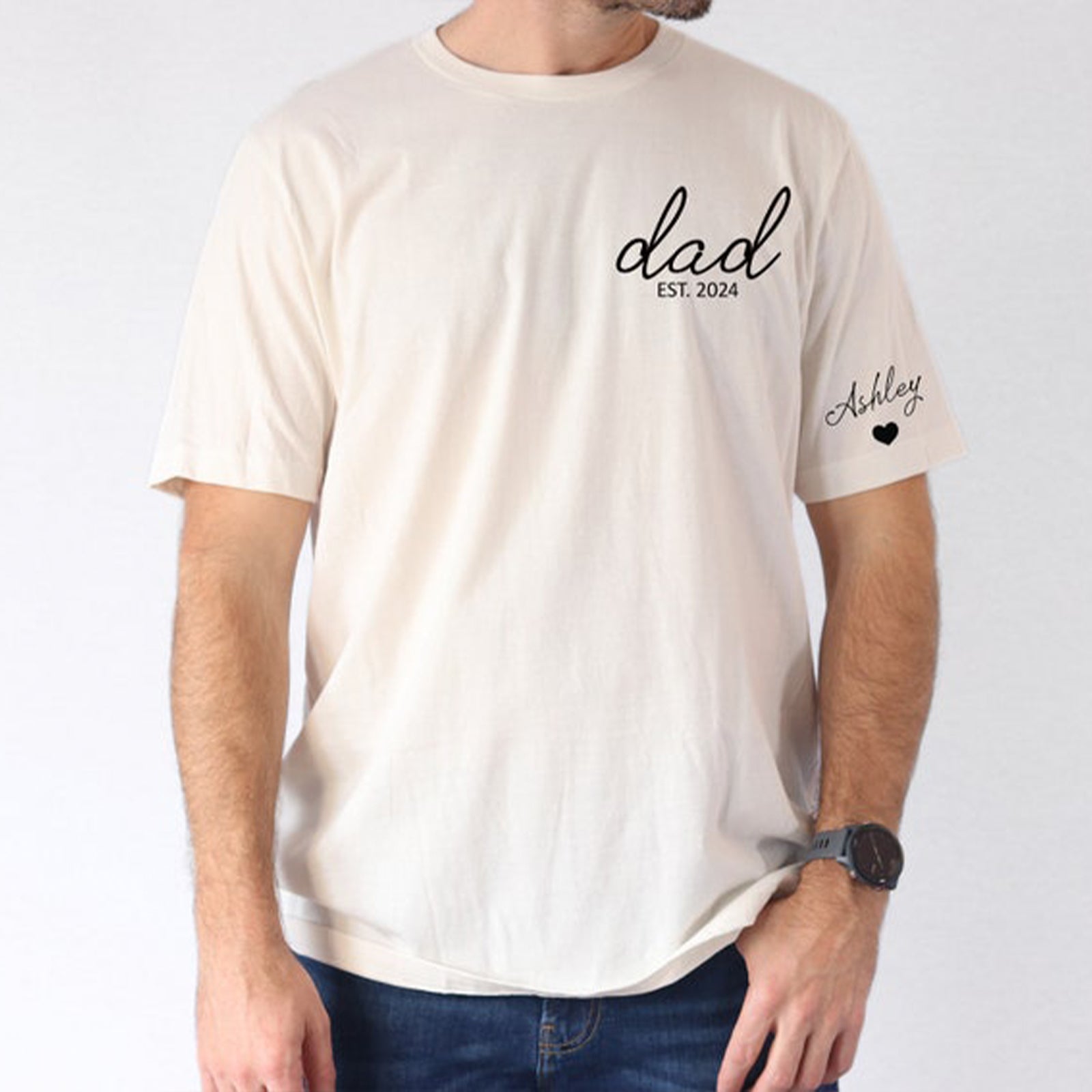 custom-dad-shirt-with-kids-name-on-sleeve-personalized-fathers-day-gift-dad-est-year-t-shirt