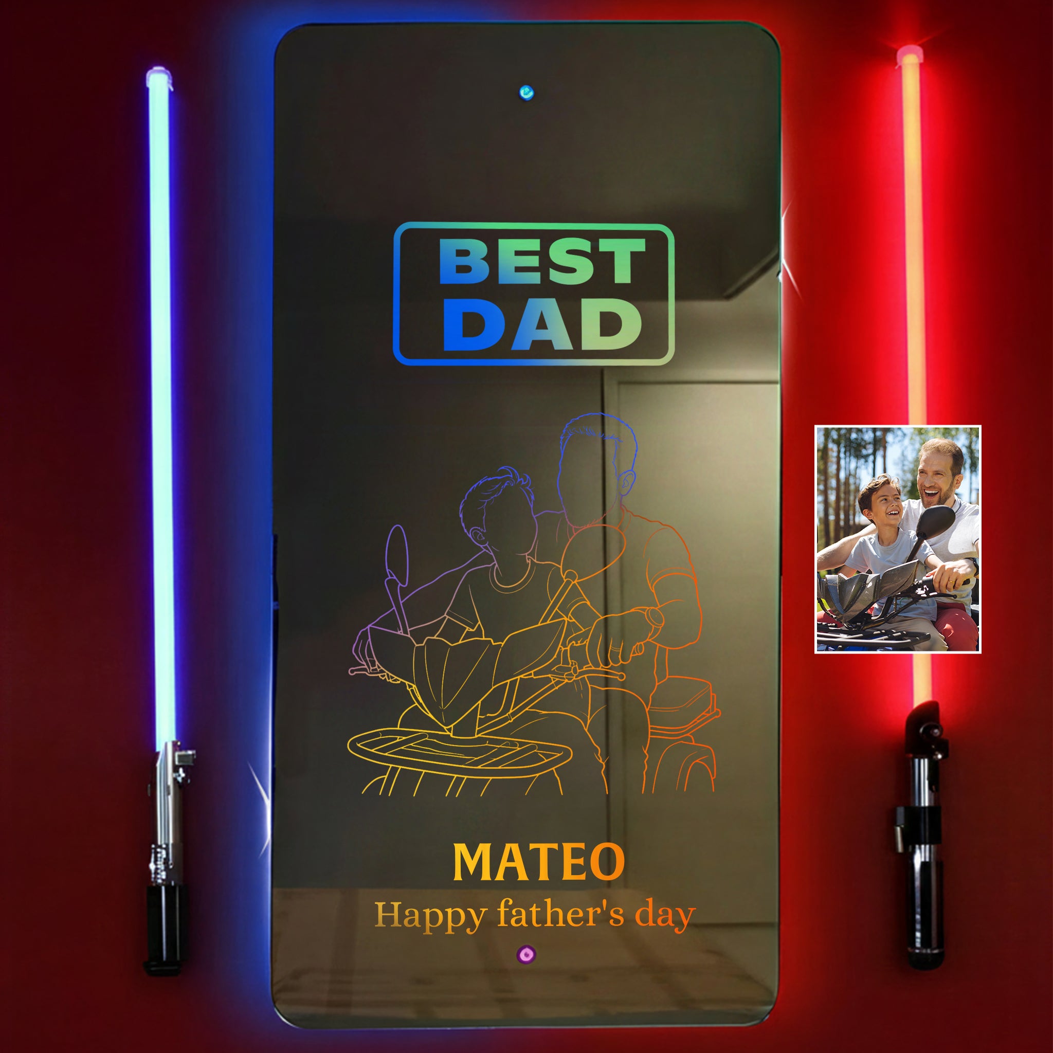 personalized-best-dad-led-mirror-light-with-photo-custom-fathers-day-gift-with-rgb-colorful-lighting