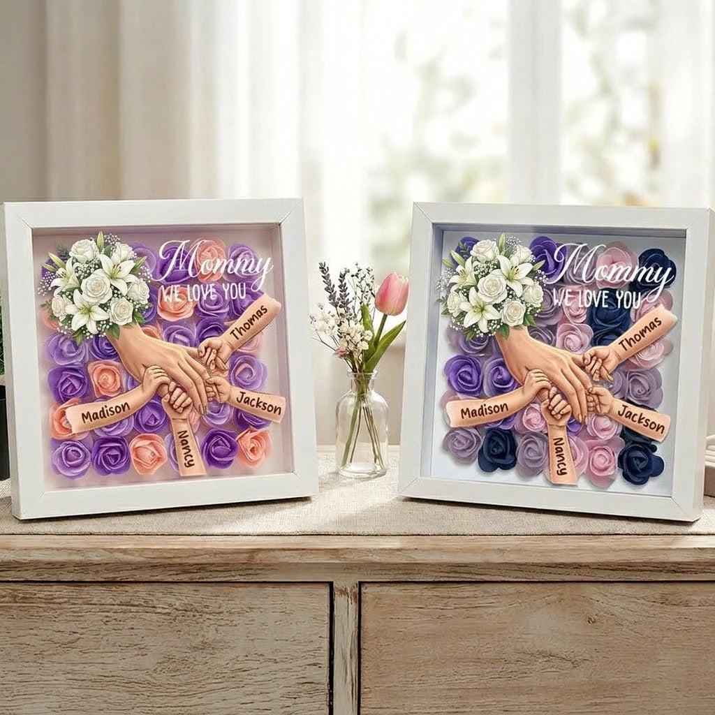 were-always-with-you-white-lily-white-rose-personalized-mom-holding-hands-memorial-shadow-box-mothers-day-remembrance-frame-in-loving-memory-gift