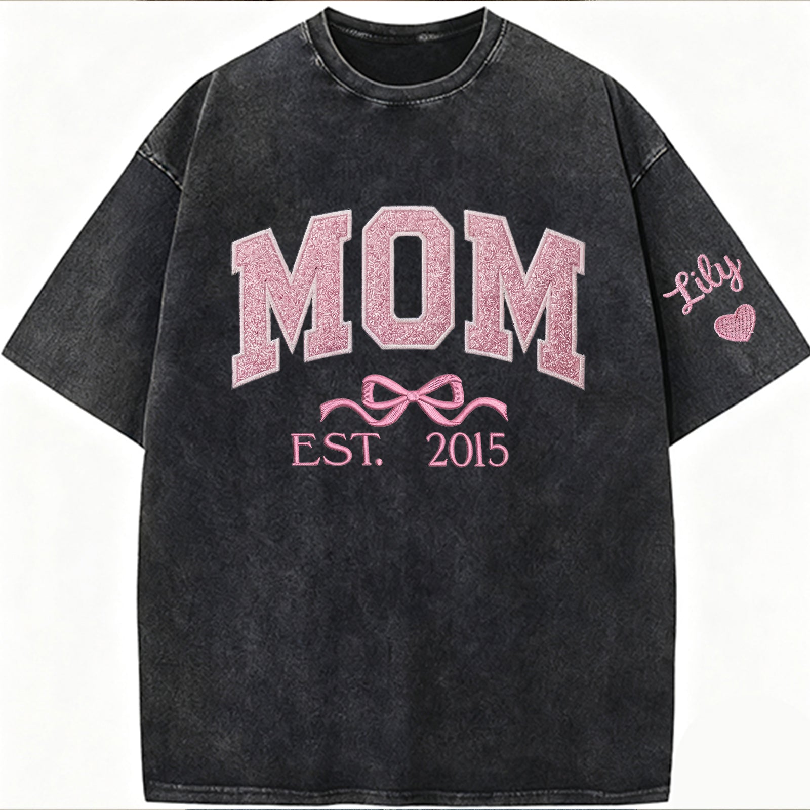 mom-glitter-embroidered-washed-t-shirt-sweatshirt-mother-day-personalized-year