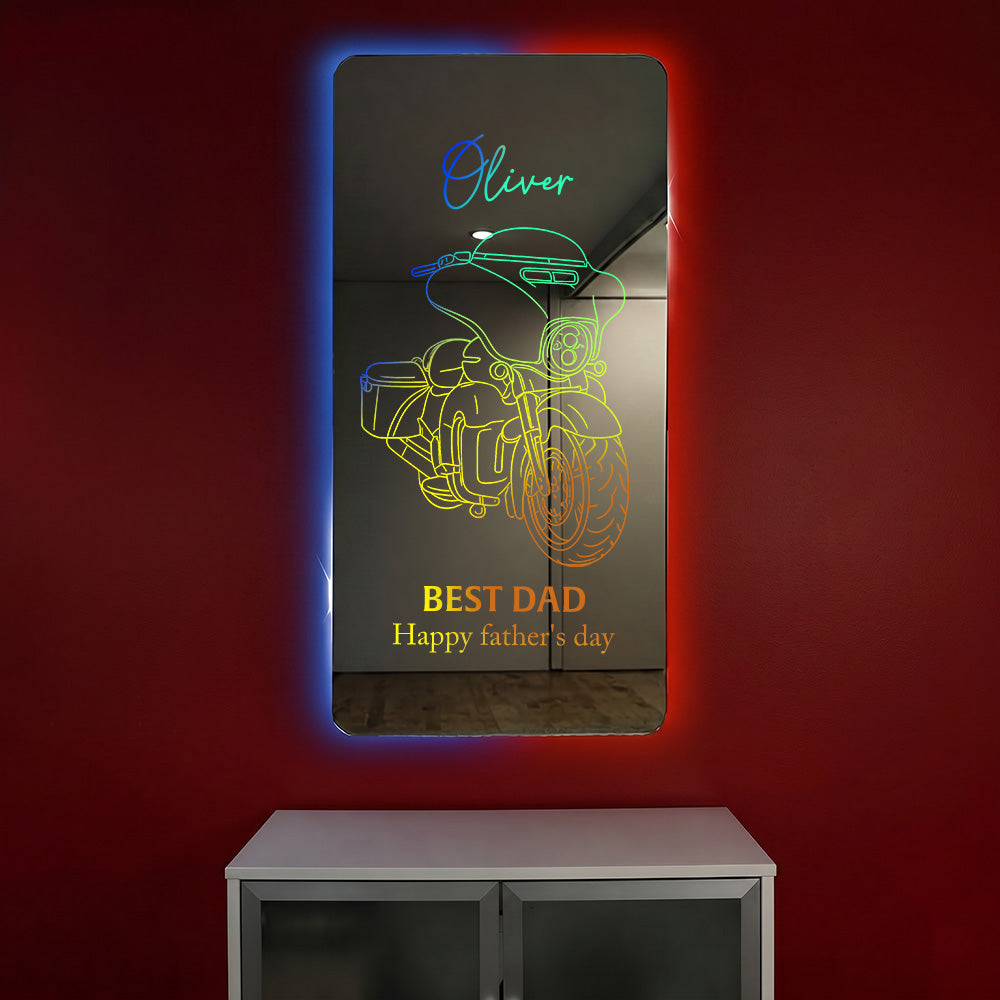 custom-best-dad-led-mirror-light-personalized-car-motorcycle-portrait-gift