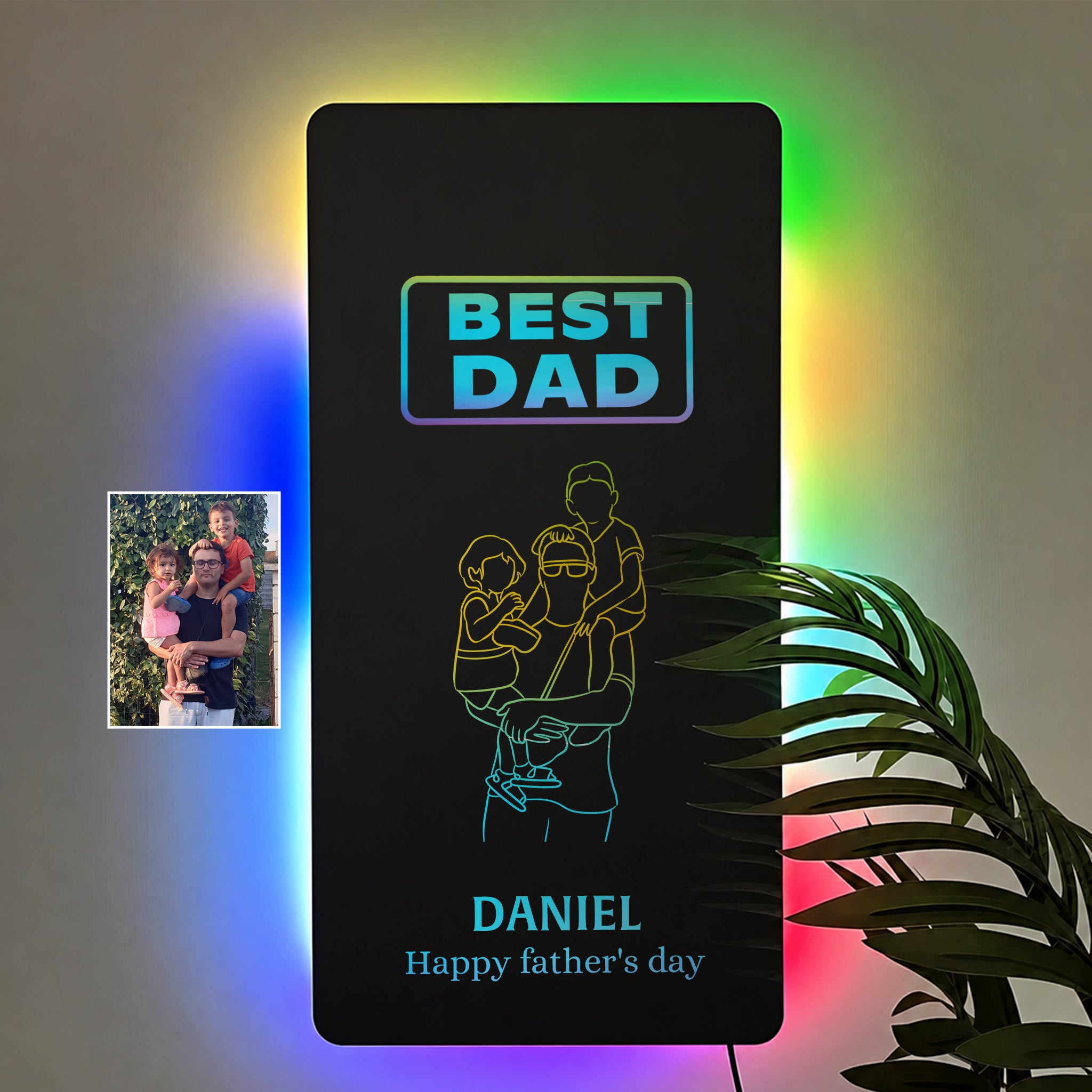 personalized-best-dad-led-mirror-light-with-photo-custom-fathers-day-gift-with-rgb-colorful-lighting