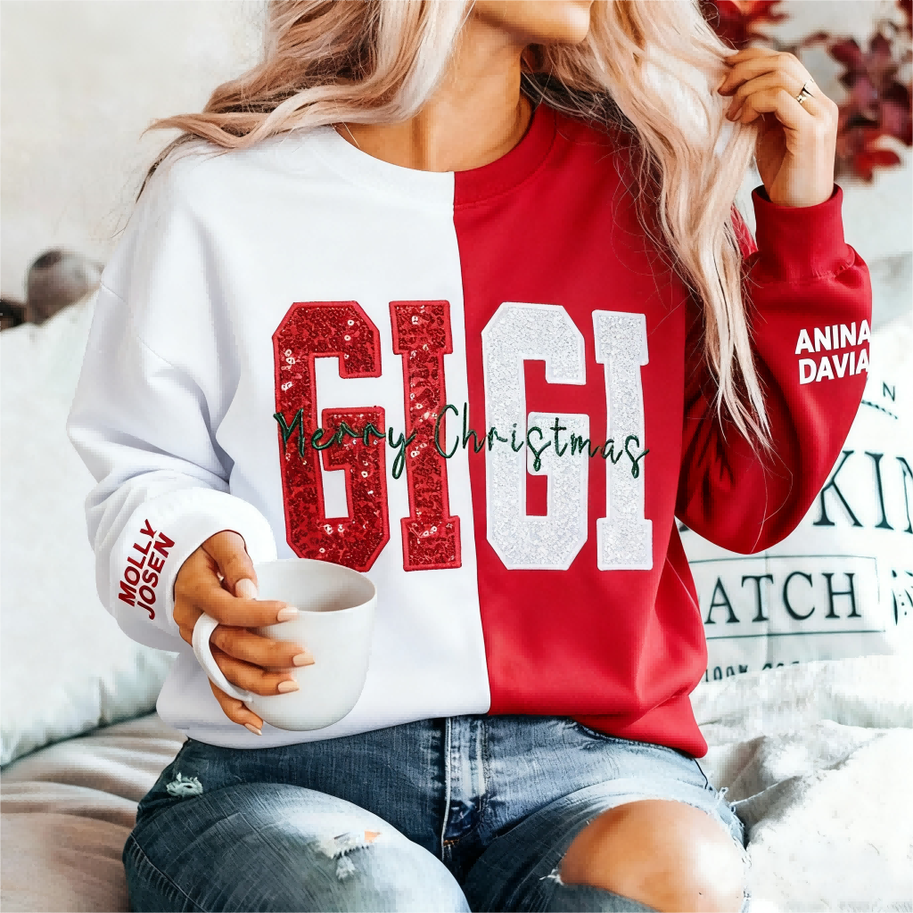 custom-two-tone-sequins-mama-sweatshirt-christmas-split-fashion-embroidered-hoodie