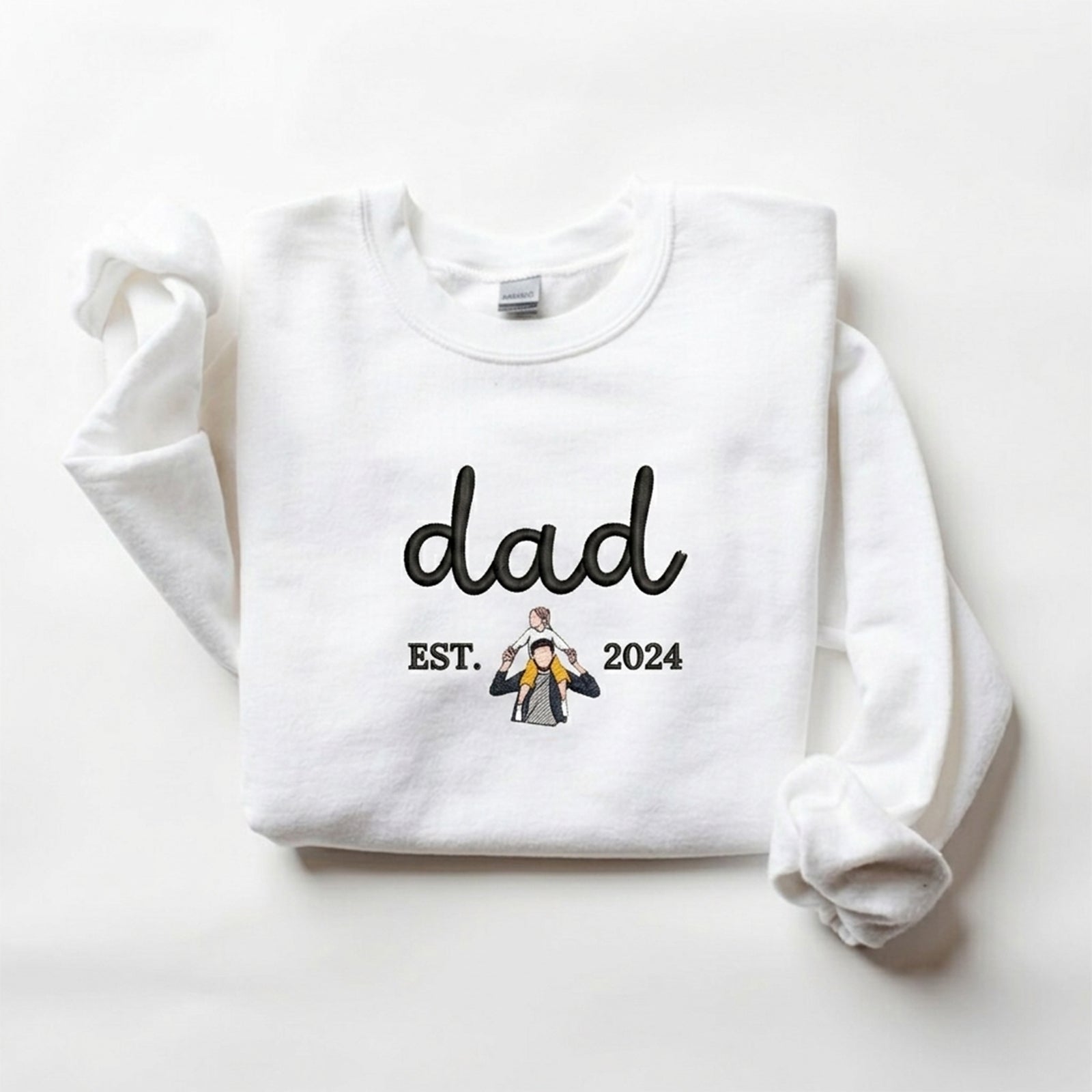custom-dad-me-photo-embroidered-sweatshirt-fathers-day-gift
