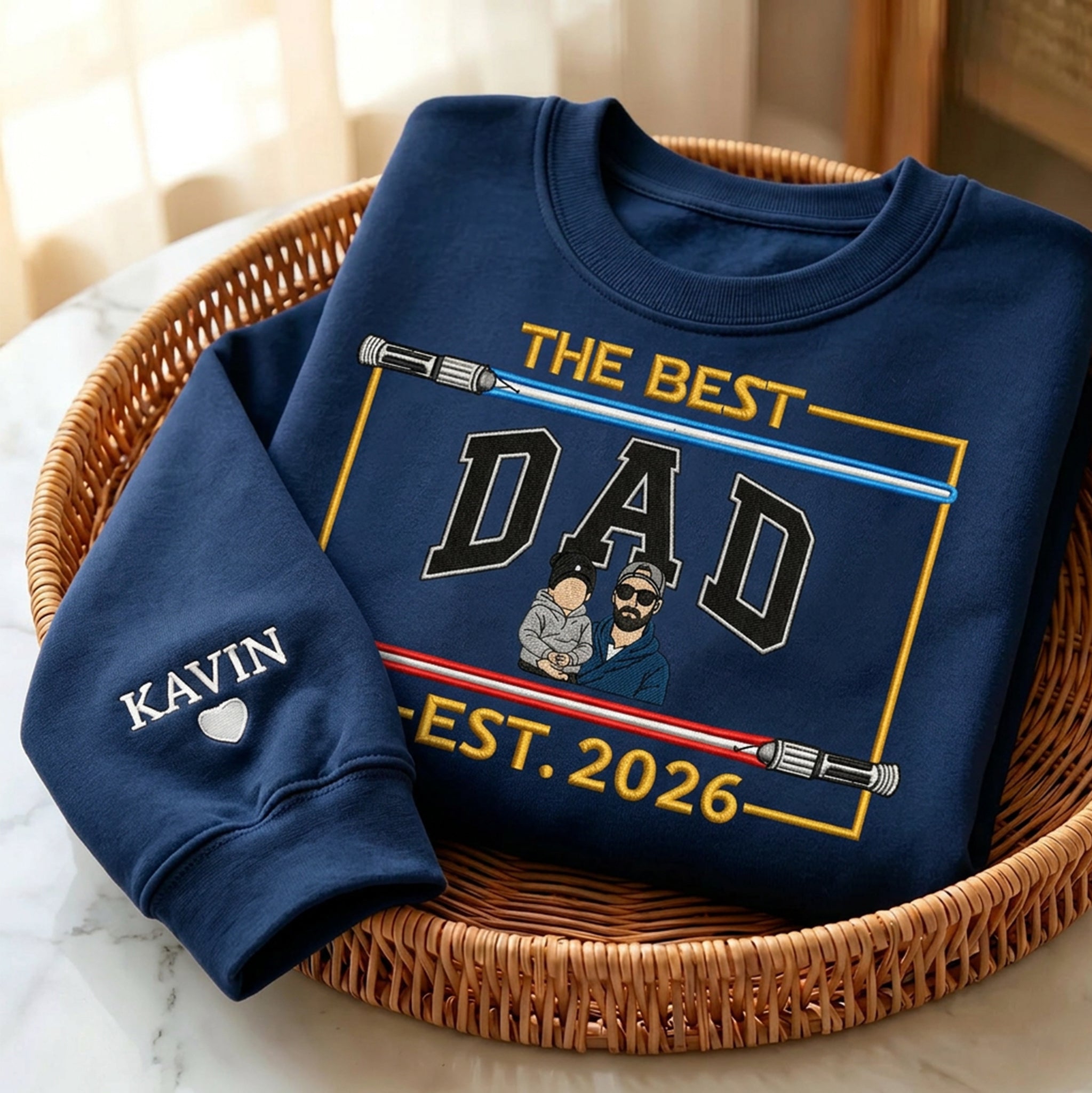 custom-the-best-dad-with-name-est-year-sweatshirt-star-wars-inspired-fathers-day-gift