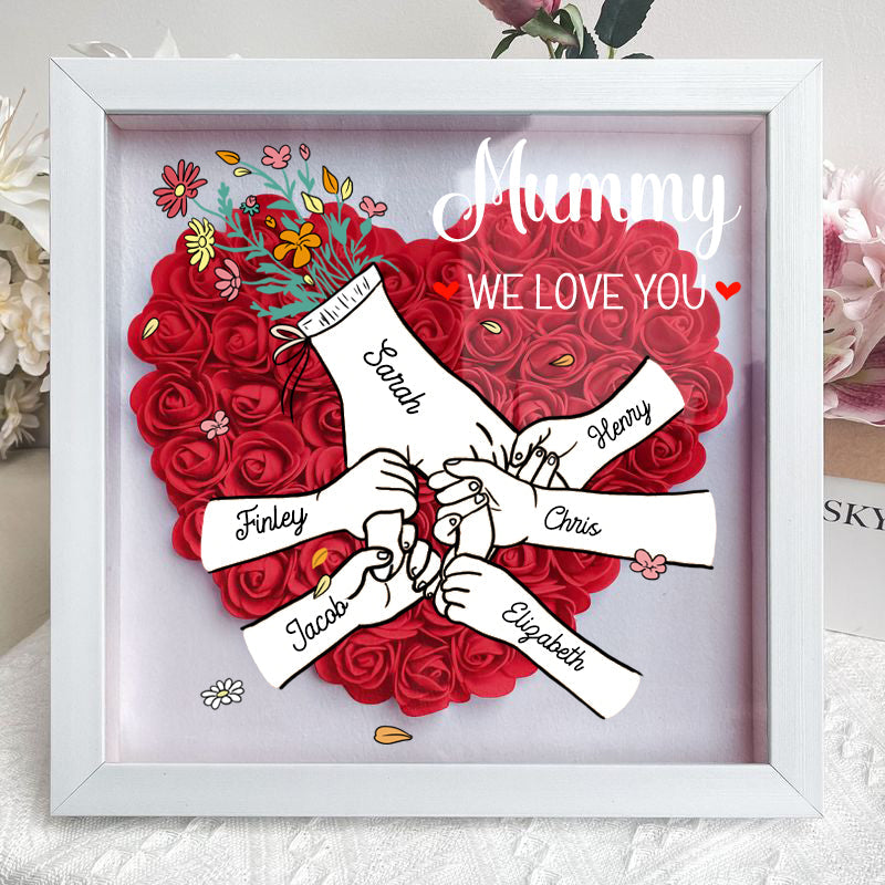we-love-you-mummy-white-hand-holding-personalized-flower-shadow-box-mothers-day-gift