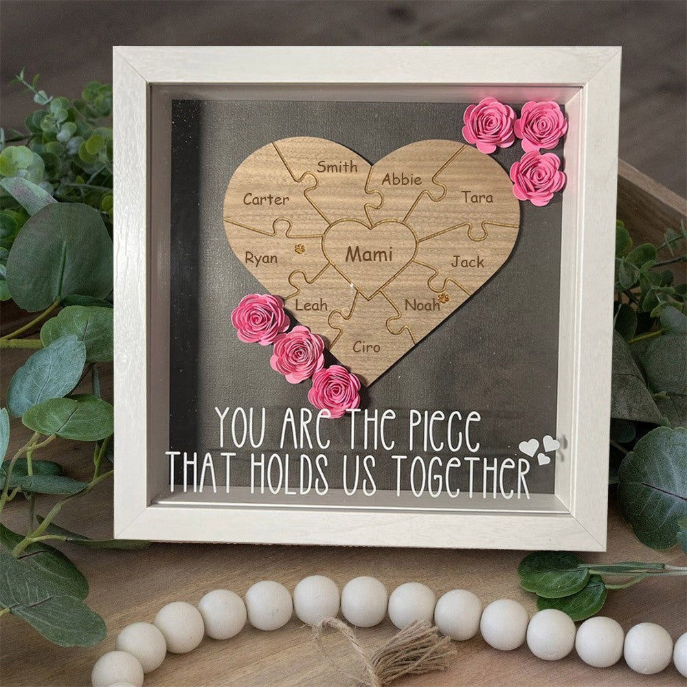 personalized-mom-flower-shadow-box-heart-name-puzzle-piece-for-mothers-day