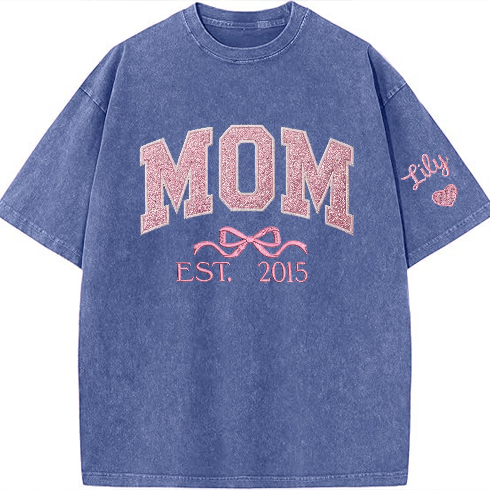 mom-glitter-embroidered-washed-t-shirt-sweatshirt-mother-day-personalized-year