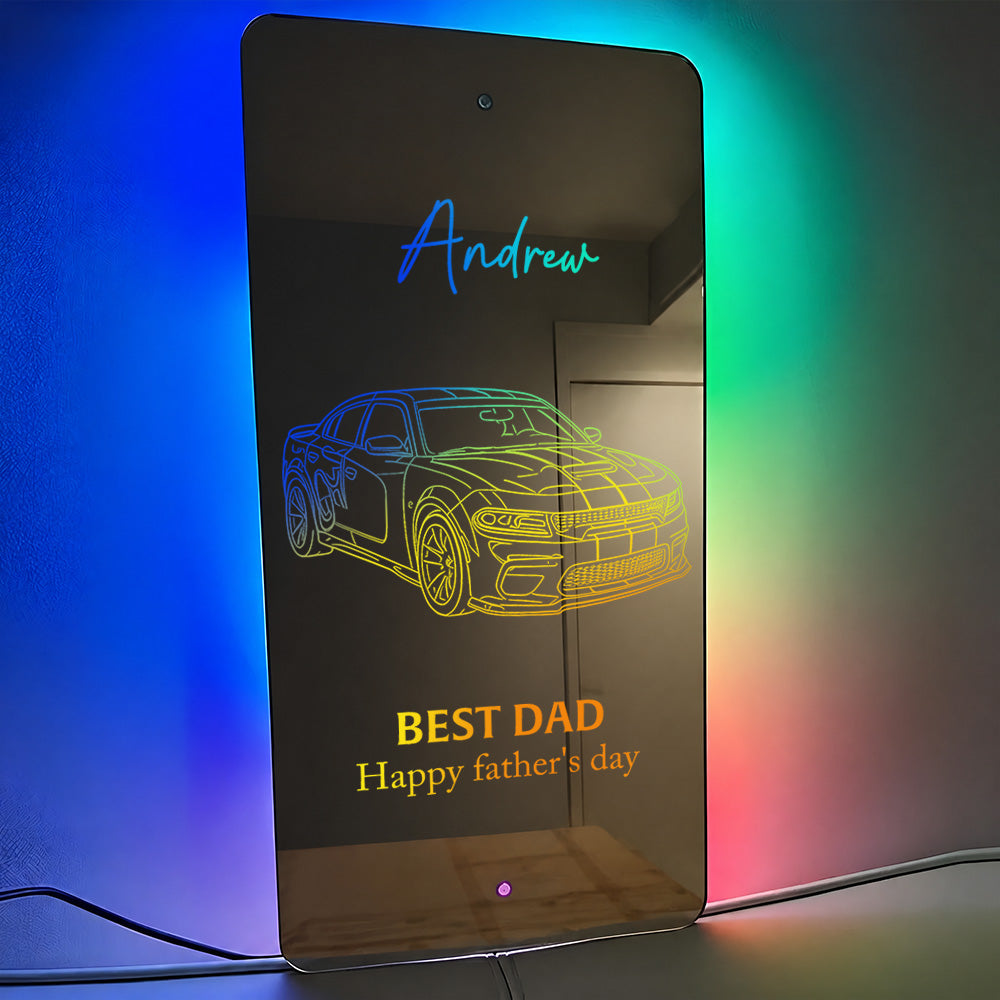 custom-best-dad-led-mirror-light-personalized-car-motorcycle-portrait-gift