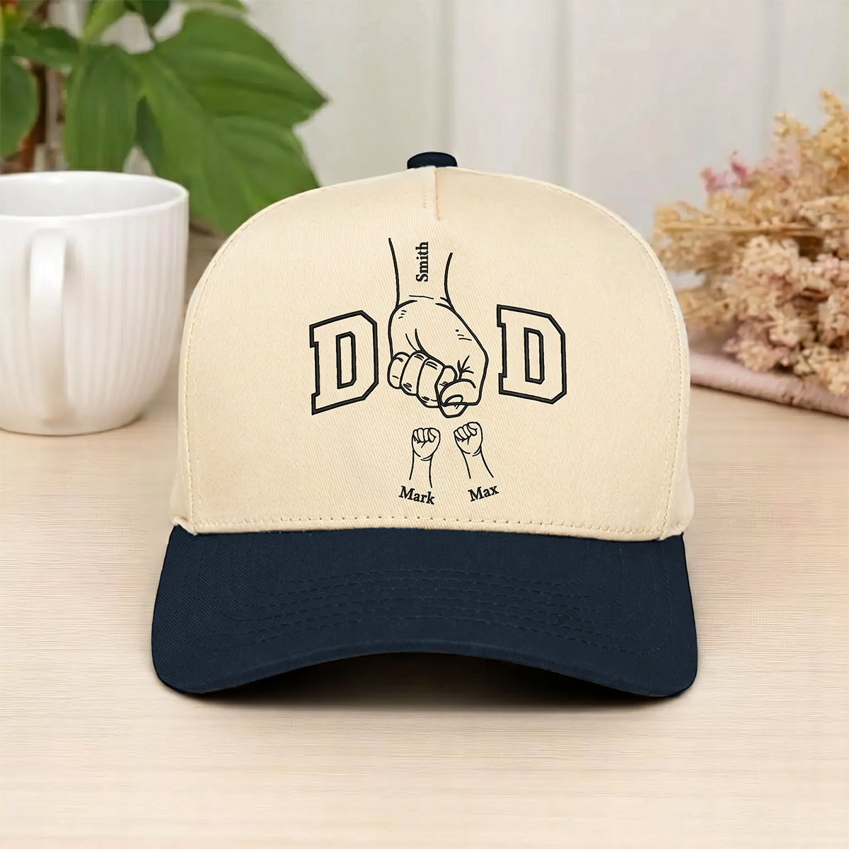 custom-fist-bump-embroidered-hat-best-fathers-day-gift