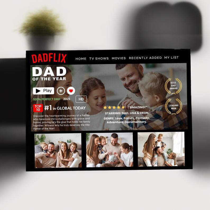 custom-dadflix-dad-of-the-year-photo-frame-personalized-netflix-style-gift-for-fathers-day