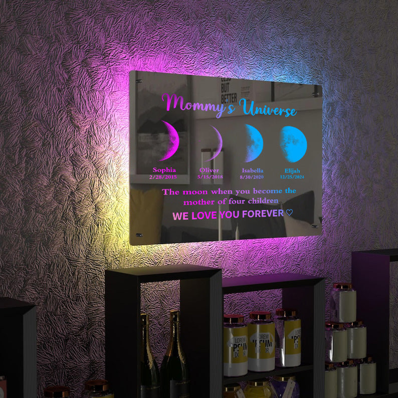 custom-led-mirror-light-frame-with-text-and-date-mums-universe