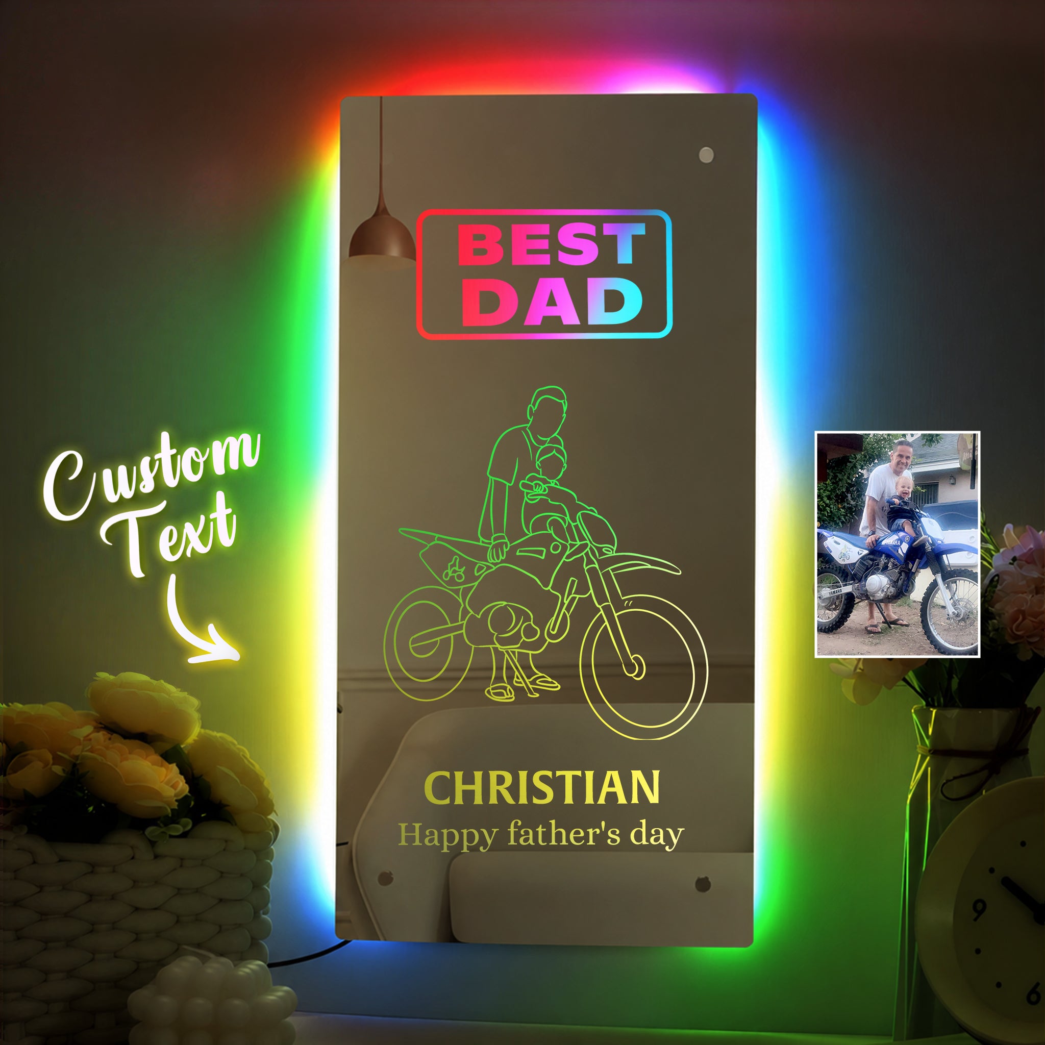 personalized-best-dad-led-mirror-light-with-photo-custom-fathers-day-gift-with-rgb-colorful-lighting