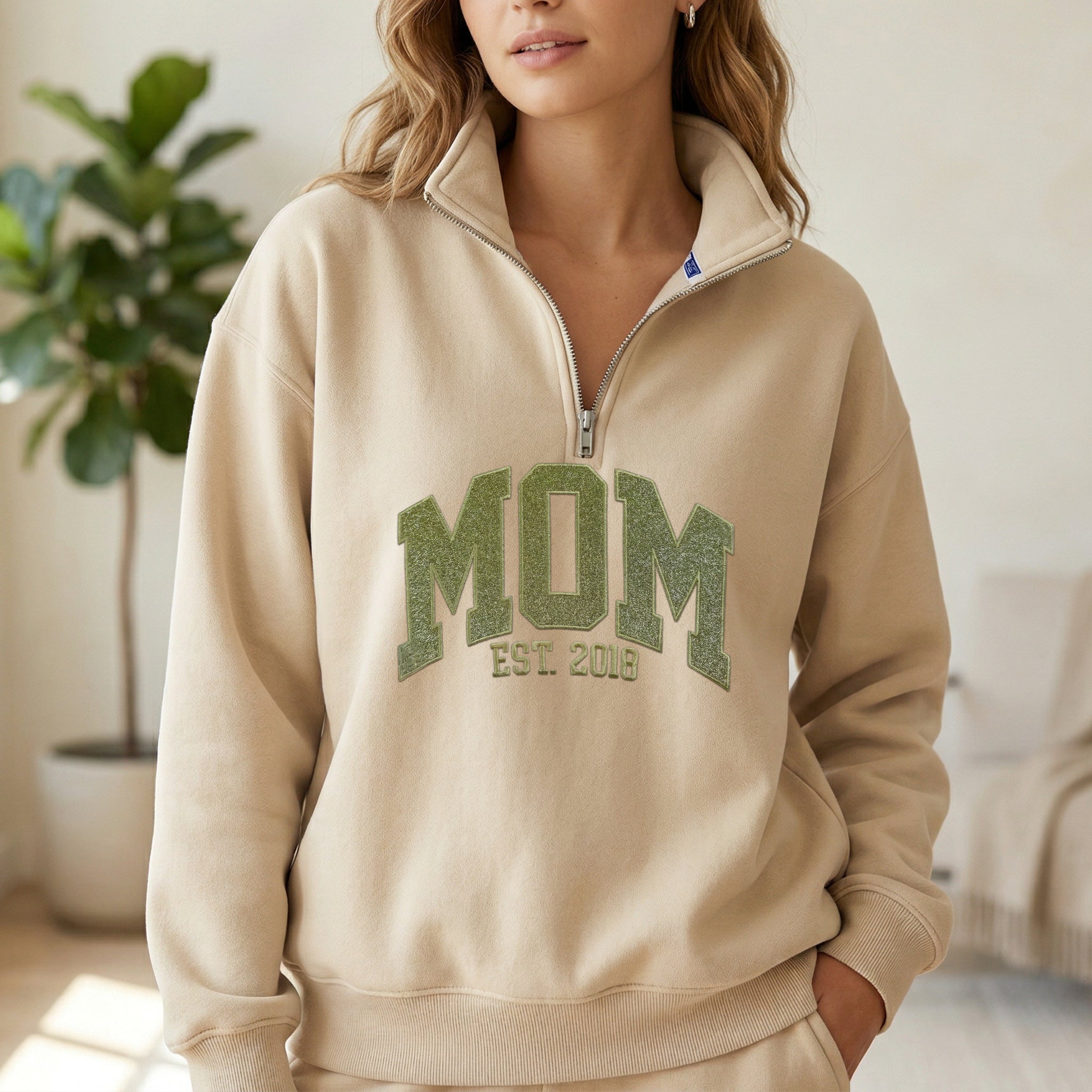 custom-embroidered-applique-glitter-mama-quarter-zip-sweater-gift-for-mom