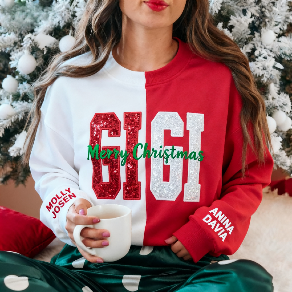 custom-two-tone-sequins-mama-sweatshirt-christmas-split-fashion-embroidered-hoodie