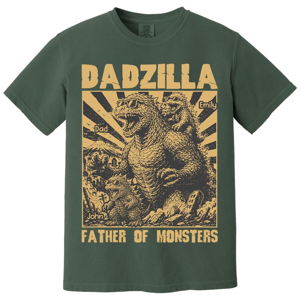personalized-dadzilla-t-shirt-father-day-gifts-for-dad-funny-papa-tshirt-cool-daddy-dinosaur-tee