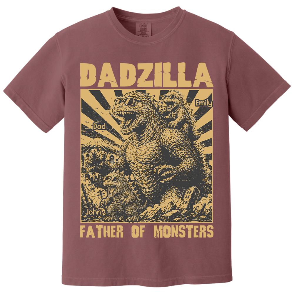 personalized-dadzilla-t-shirt-father-day-gifts-for-dad-funny-papa-tshirt-cool-daddy-dinosaur-tee