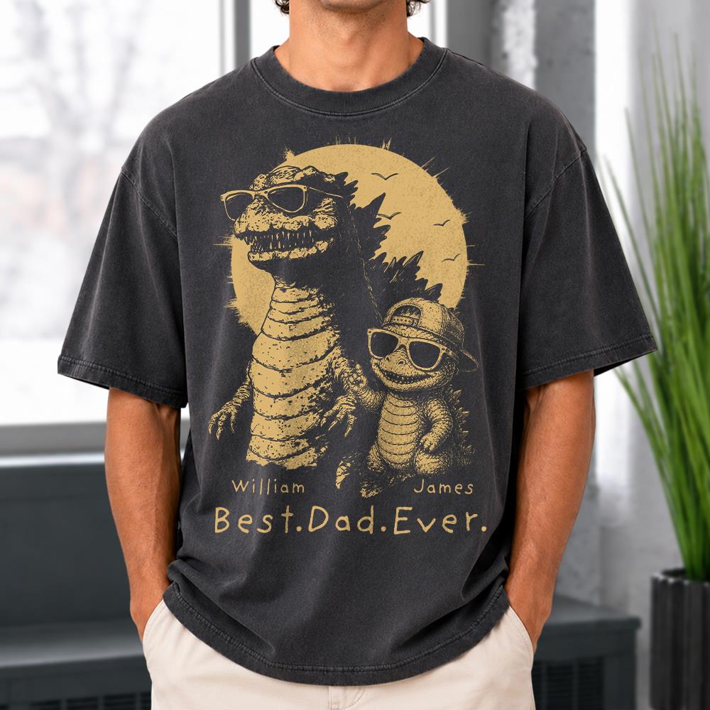 personalized-best-dad-ever-dadzilla-t-shirt-father-day-gifts-for-dad-funny-papa-tshirt-cool-daddy-dinosaur-tee-new-art