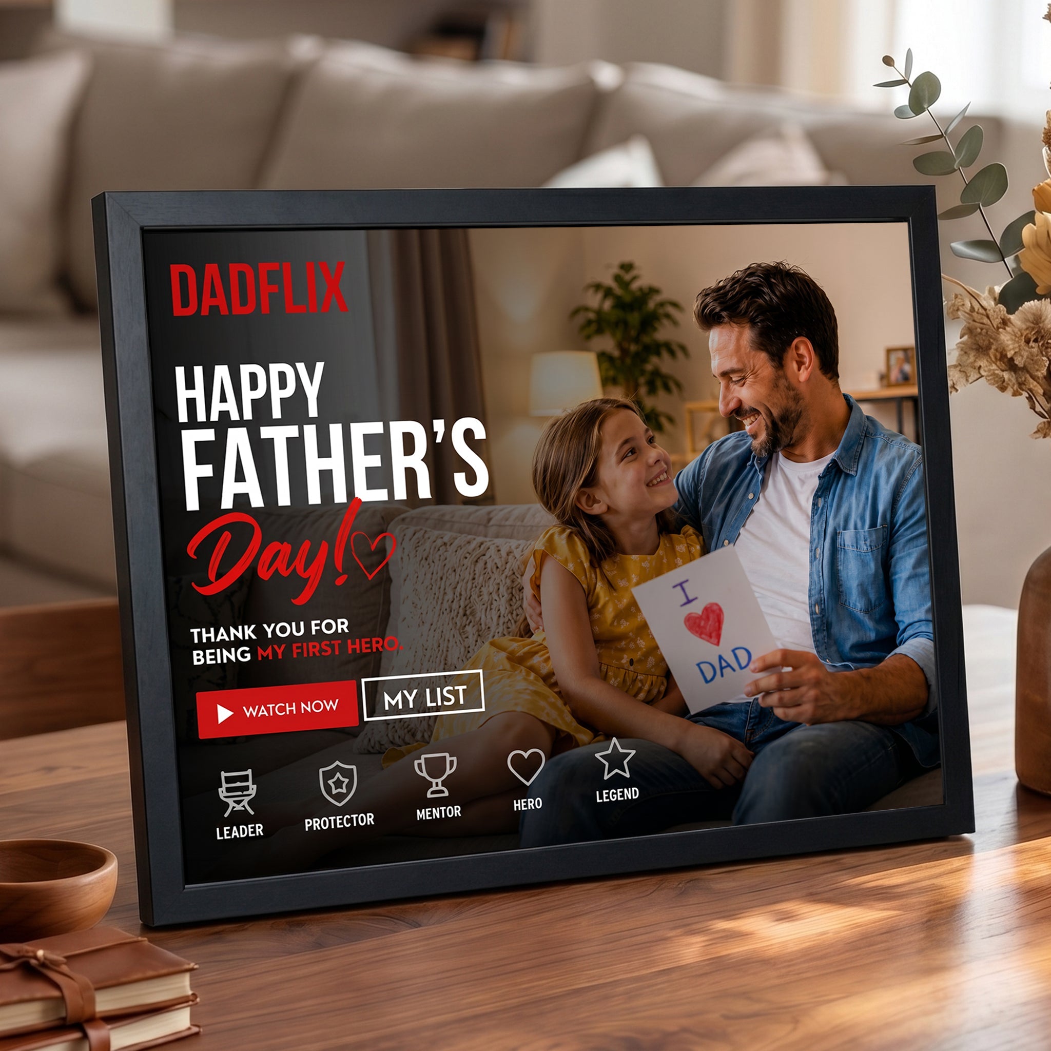 personalized-dadflix-movie-frame-custom-photo-fathers-day-gift