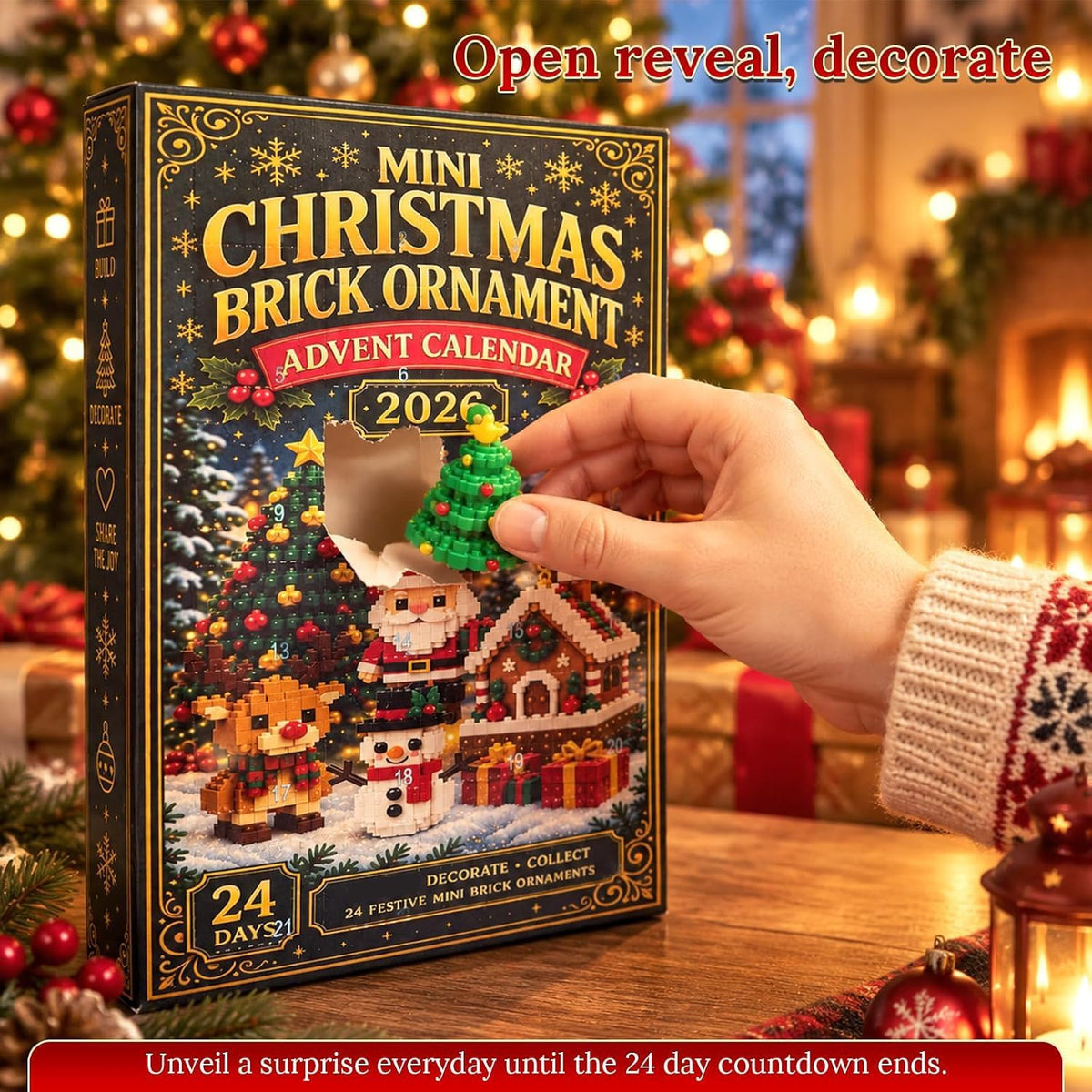 2026-mini-christmas-brick-ornament-advent-calendar-24-days-holiday-countdown-with-mini-brick-ornaments-festive-building-block-set-for-christmas-tree-decorations
