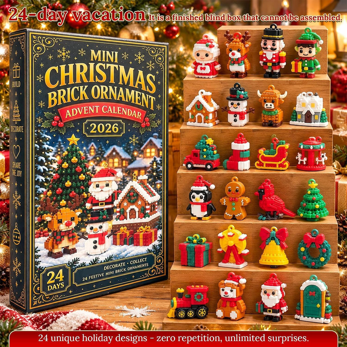 2026-mini-christmas-brick-ornament-advent-calendar-24-days-holiday-countdown-with-mini-brick-ornaments-festive-building-block-set-for-christmas-tree-decorations