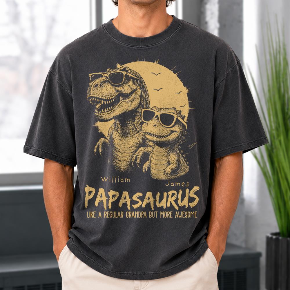 personalized-grandpasaurus-shirt-with-custom-kids-names-funny-grandpa-family-t-shirt-for-papa-daddy-fathers-day-birthday-gift