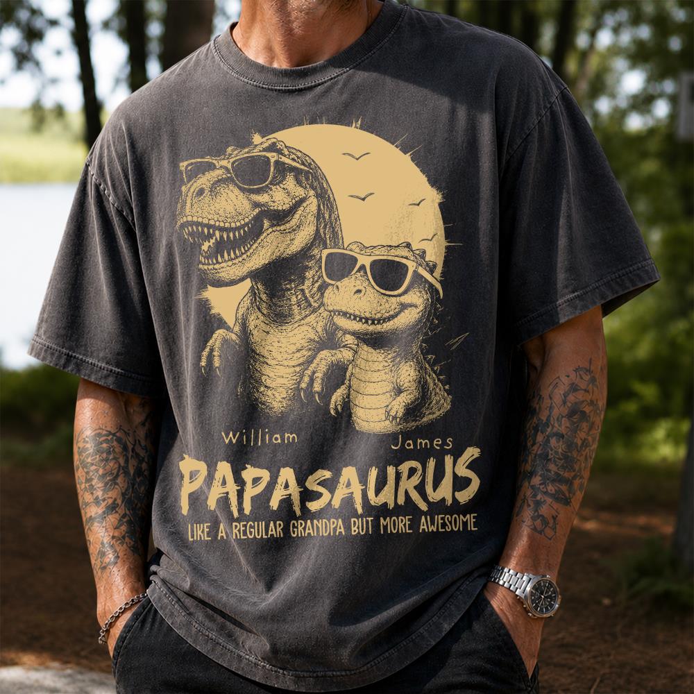 personalized-grandpasaurus-shirt-with-custom-kids-names-funny-grandpa-family-t-shirt-for-papa-daddy-fathers-day-birthday-gift