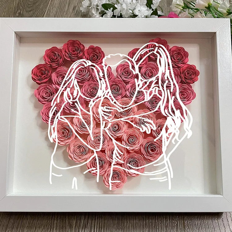 custom-personalized-heart-line-art-flower-shadow-box-mothers-day-birthday-gift