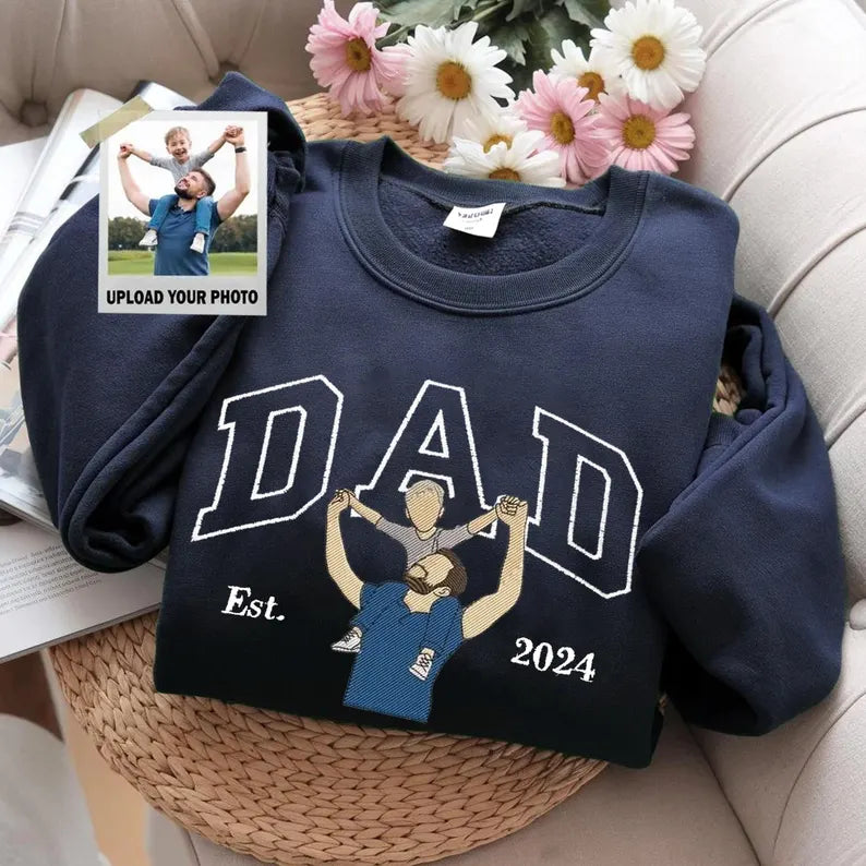 custom-embroidered-dad-sweatshirt-with-photo-gift-for-dad-from-mom