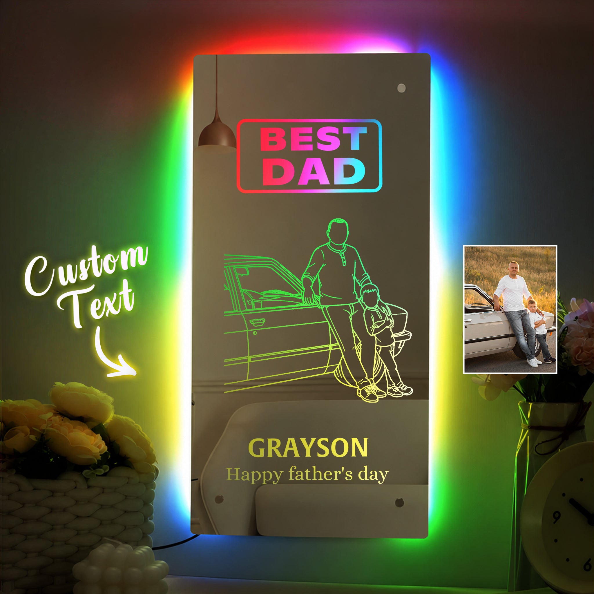personalized-best-dad-led-mirror-light-with-photo-custom-fathers-day-gift-with-rgb-colorful-lighting